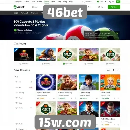 Exploração da oferta de jogos em 46bet